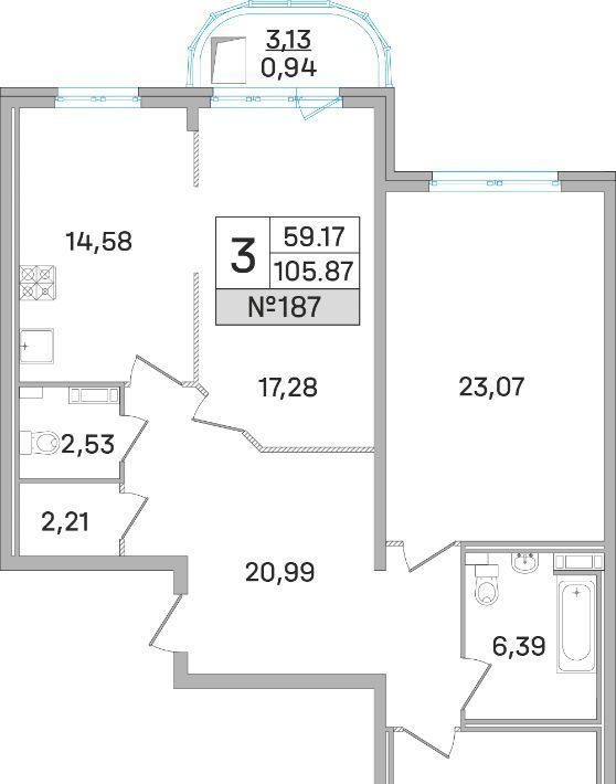 квартира г Королев ул Калинина 11 Медведково фото 1