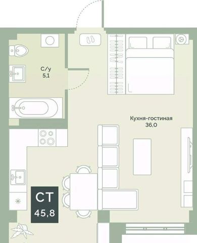 квартира мкр 6а п Заозерный жилрайон фото