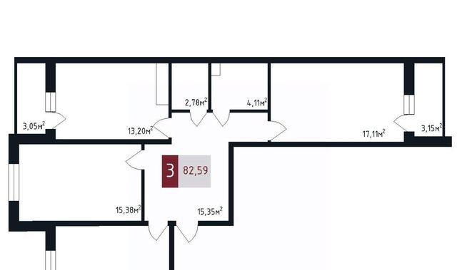 квартира г Новороссийск с Цемдолина ЖК Красина 53к/4 р-н Приморский фото