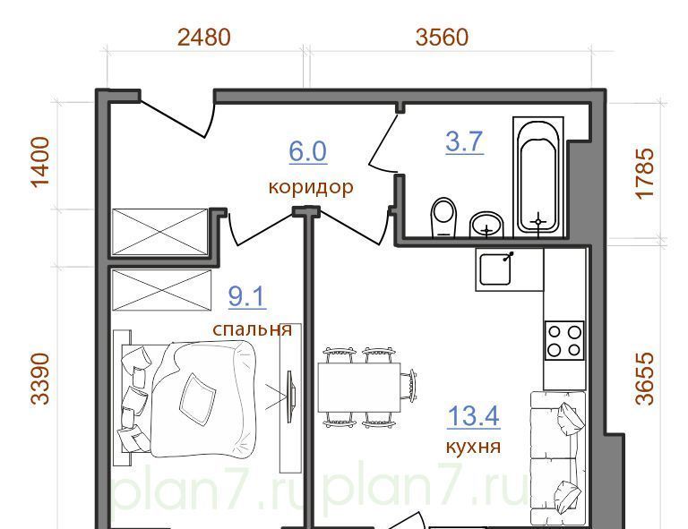 квартира г Иркутск р-н Октябрьский ул Советская 184в ЖК «АВИАТОR» ИВАТУ городок, с 4/2 фото 1