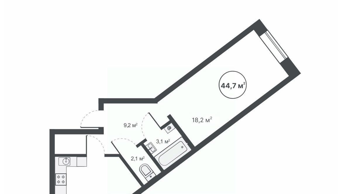 квартира г Киров р-н Ленинский ул Анжелия Михеева 17к/1 фото 1