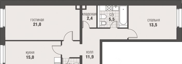 квартира г Москва п Московский д Румянцево ул Инженера Кнорре 7к/2 метро Румянцево фото 1