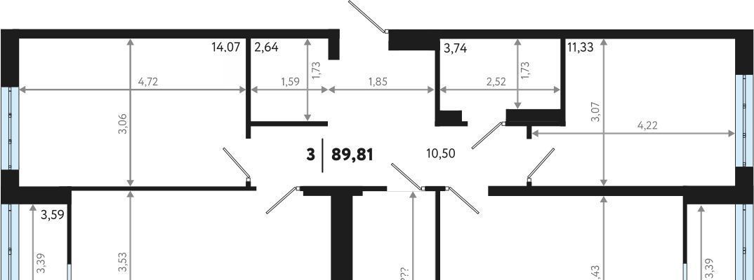 квартира г Тюмень р-н Ленинский ул Газопромысловая 1к/2 фото 3