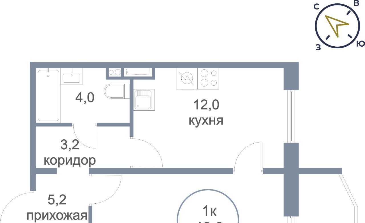 квартира г Нефтеюганск 11В мкр, 5 фото 1