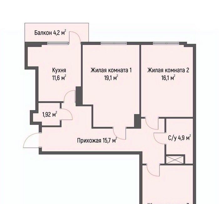 квартира г Нижний Новгород Горьковская ул Светлогорская 6 фото 1