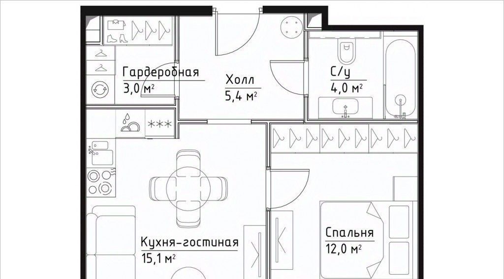 квартира г Москва метро Серпуховская ул Дубининская 59к/6 фото 1