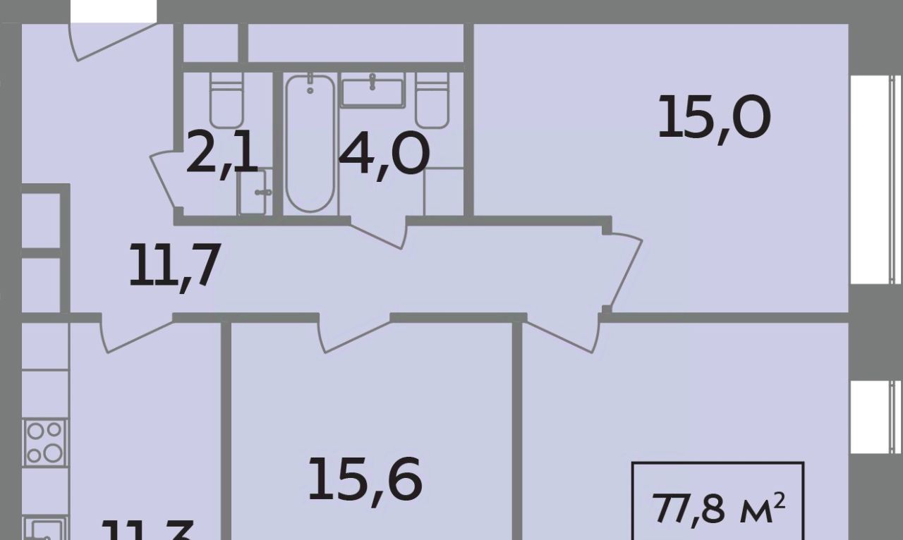 квартира г Москва Можайский Давыдково ш Сколковское 40к/3 фото 1