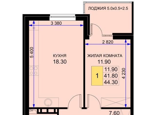 п Южный ул Казачья 4к/1 Южно-Кубанское с/пос фото