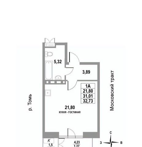 г Томск р-н Кировский тракт Московский 109бс/4 фото