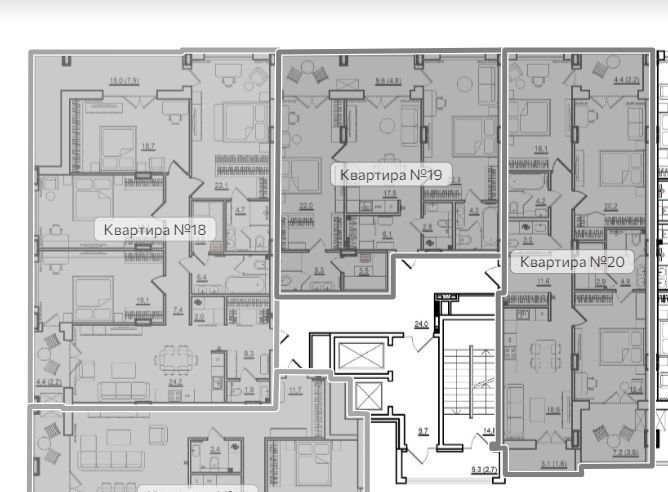 квартира г Калининград р-н Ленинградский ул Молодой гвардии 36/3 фото 2