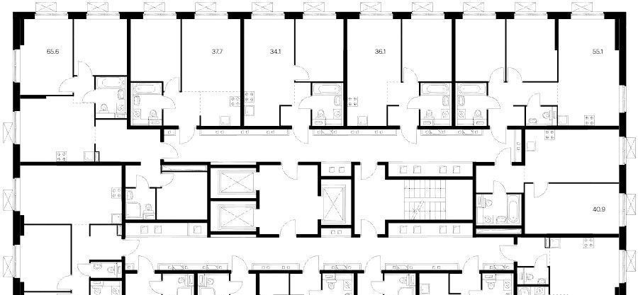 квартира г Одинцово ЖК Одинцово-1 Одинцово, к 1. 24 фото 2