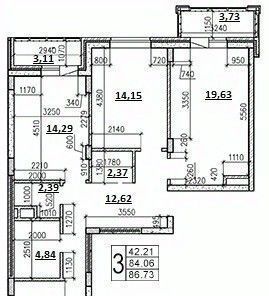 квартира г Старый Оскол пр-кт Алексея Угарова 12а фото 1