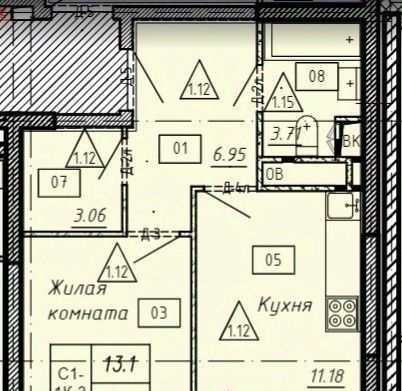 квартира г Люберцы проезд Хлебозаводской 6с/1 Котельники фото 1