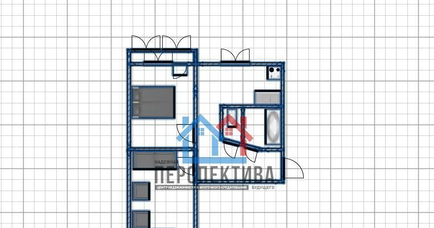 квартира г Тобольск р-н мкр Иртышский Иртышский 5 фото 12