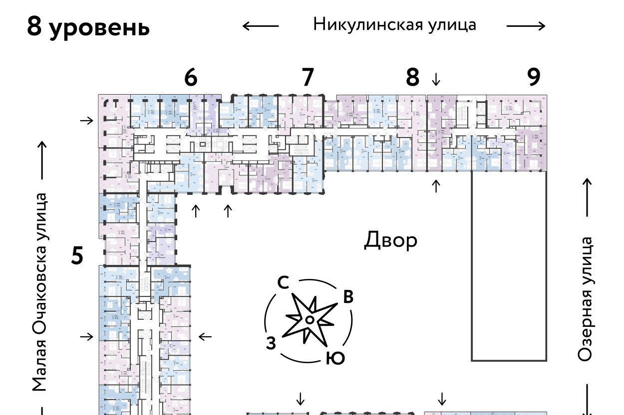 квартира г Москва метро Озерная Очаково-Матвеевское ул Озёрная 42с/7 фото 2