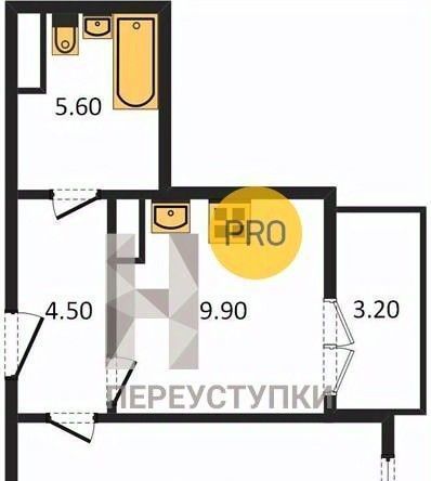 квартира г Воронеж р-н Советский ул Конструкторов 29а фото 2