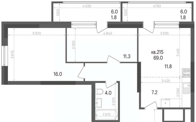 р-н Кировский дом 1 фото