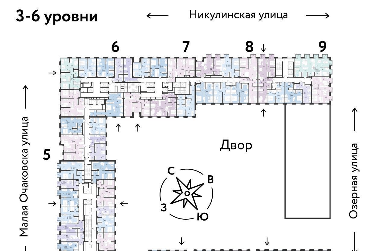 квартира г Москва метро Озерная ул Озёрная 42с/7 фото 2