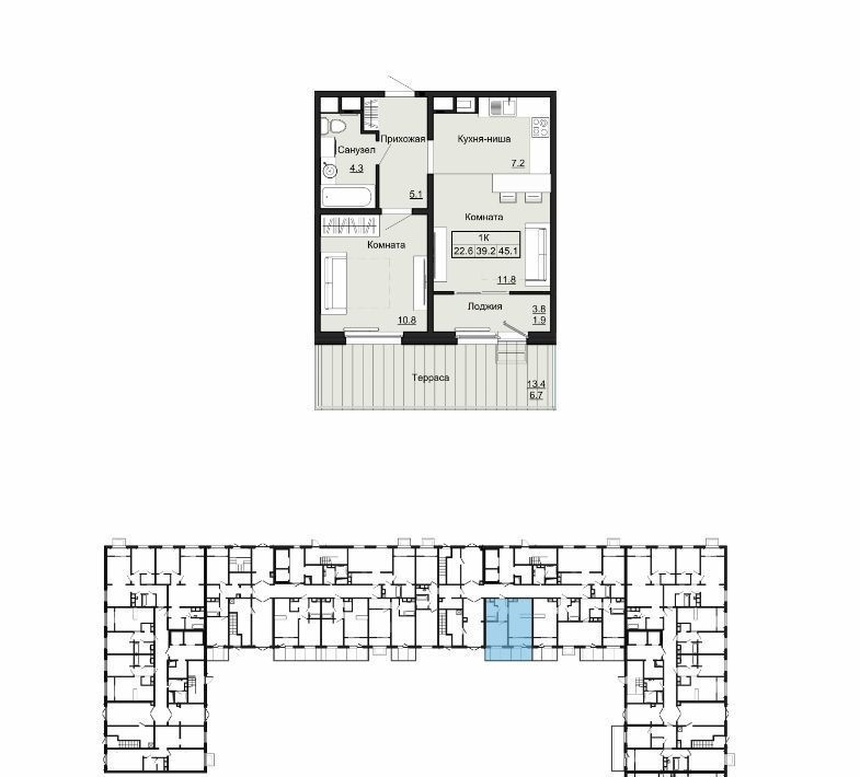 квартира г Ковров ул Любецкая 5/2 фото 2