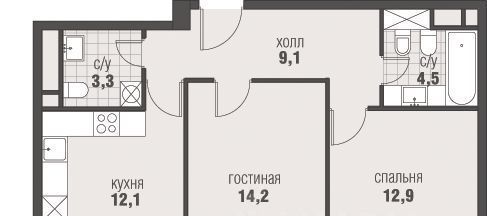 квартира г Москва п Московский д Румянцево ул Инженера Кнорре 7к/4 метро Румянцево фото 1