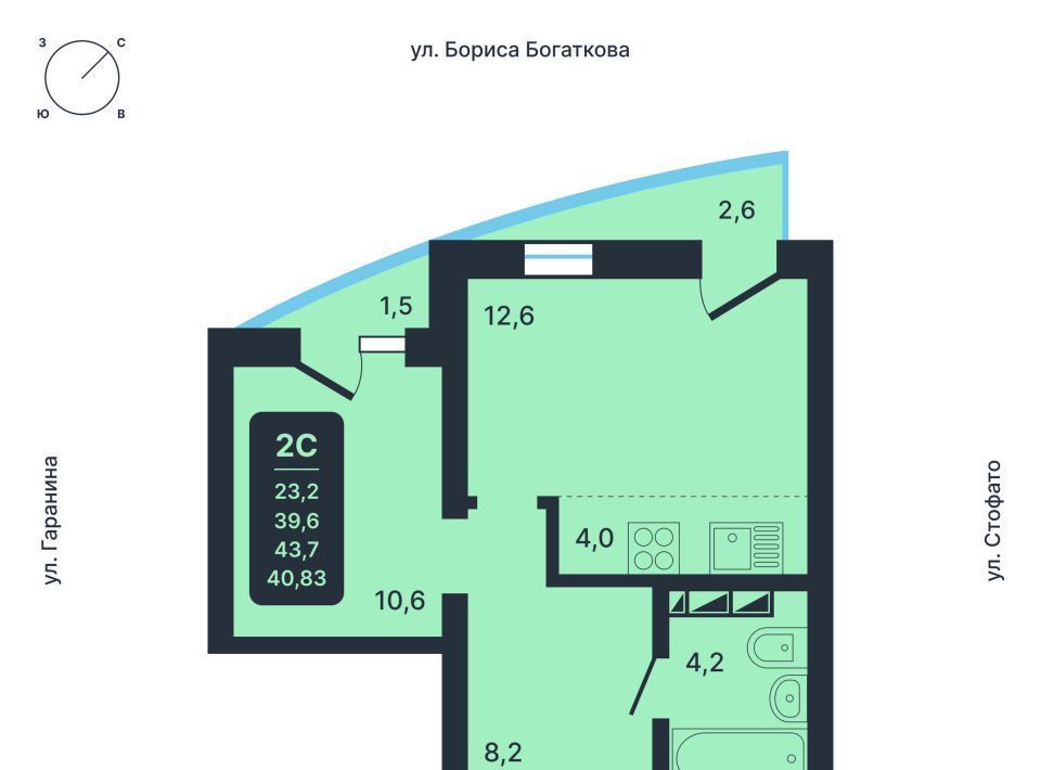 квартира г Новосибирск Золотая Нива ул Гаранина 33/5 фото 1