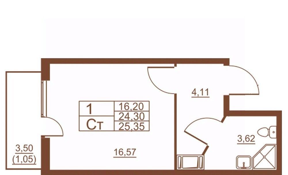 квартира г Санкт-Петербург п Шушары ш Московское 262к/4 Шушары фото 1