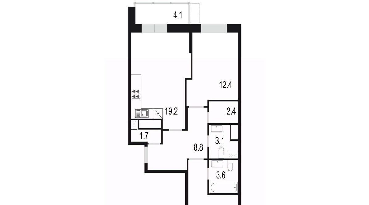 квартира г Одинцово ул Сосновая 42 ЖК «Союзный» Одинцово фото 1