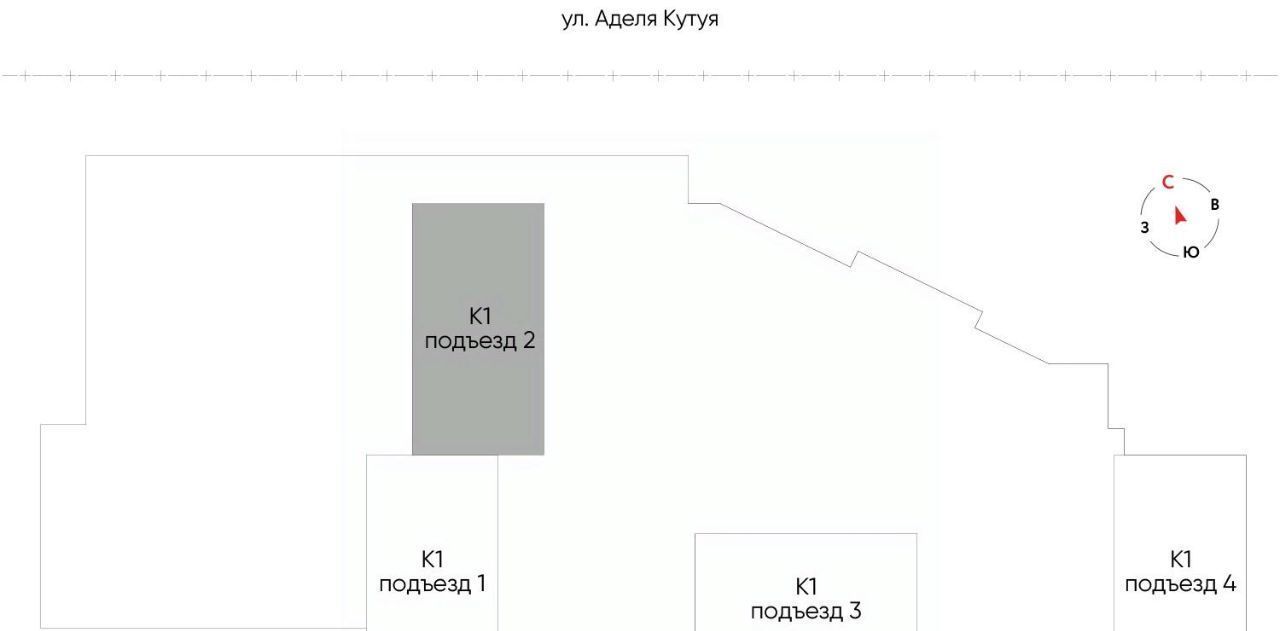 квартира г Казань метро Горки ЖК «Вознесенский квартал» фото 1