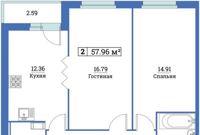 квартира р-н Всеволожский г Мурино ул Шувалова 42 Девяткино фото