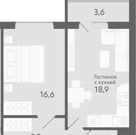 квартира г Новосибирск Чистая Слобода Площадь Маркса, мкр, с 55 фото 1