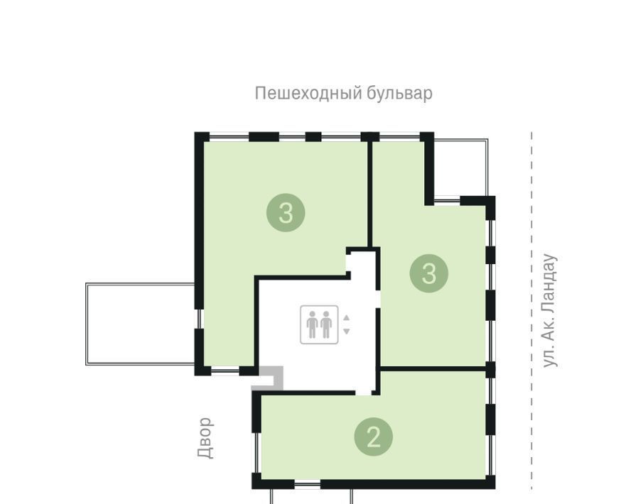 квартира г Екатеринбург Чкаловская ЖК Брусника в Академическом фото 15