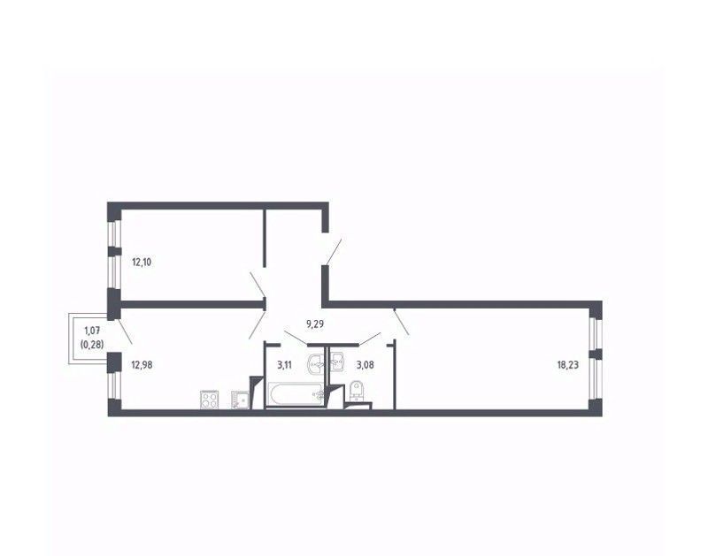 квартира г Москва метро Водники СВАО Северный ЖК Молжаниново к 2 фото 1