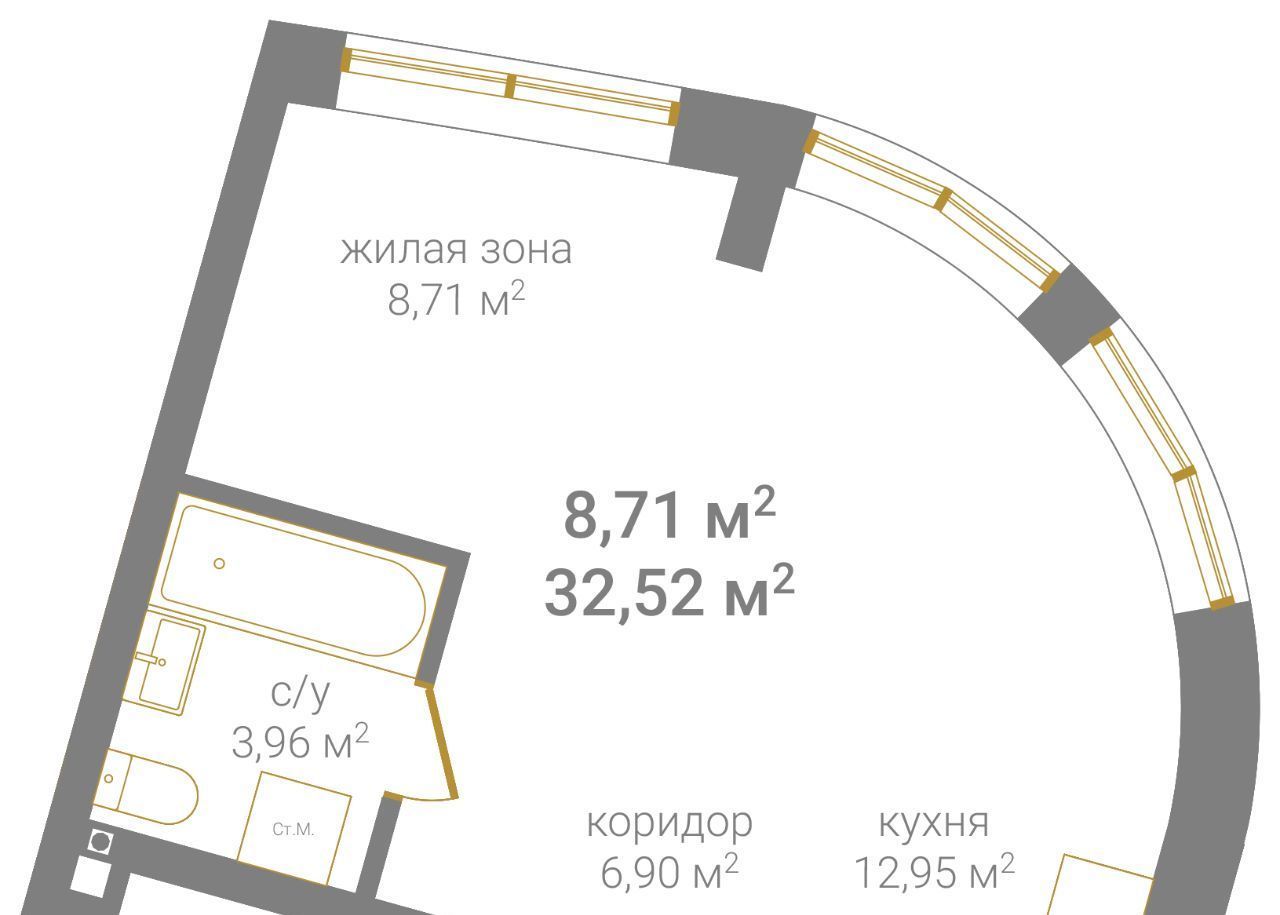 квартира г Нижний Новгород Горьковская ул Барминская фото 2