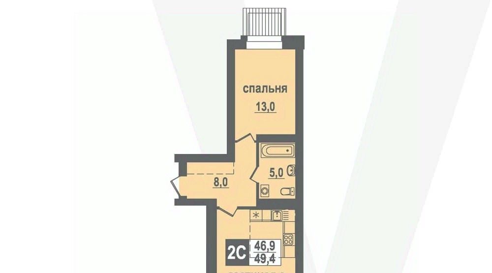 квартира рп Кольцово пр-кт Никольский 22 Золотая Нива фото 1