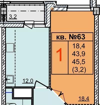 квартира г Нижний Новгород Горьковская ул Артельная 15к/1 фото 1