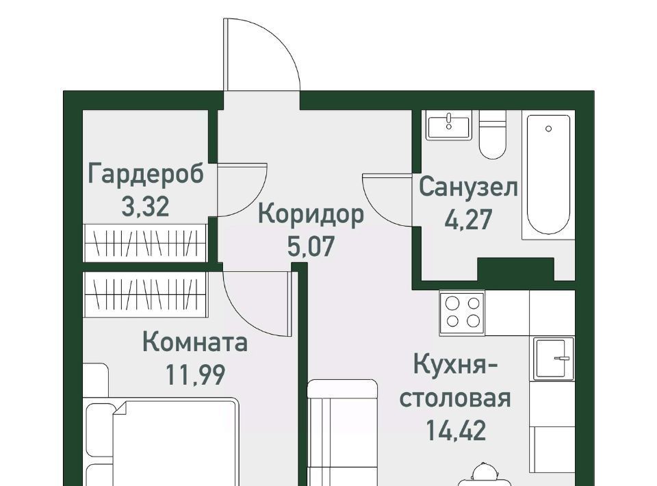 квартира р-н Сосновский п Западный р-н мкр Привилегия фото 1