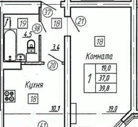 квартира г Воронеж р-н Советский микрорайон Пироговка Крымский Квартал жилой комплекс фото 1