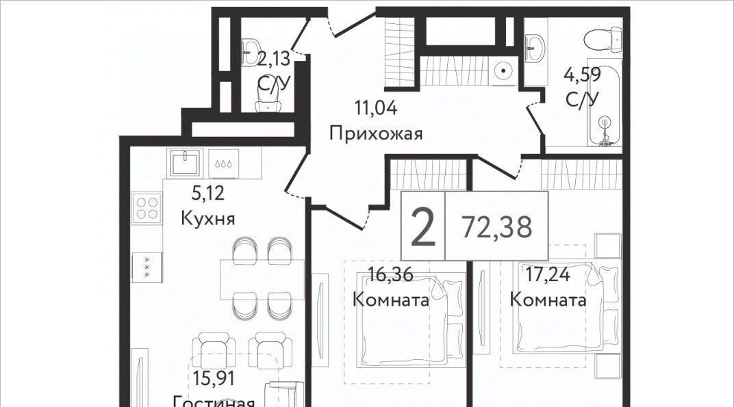 квартира г Москва метро Технопарк Коломенка ЖК Дрим Тауэрс фото 1