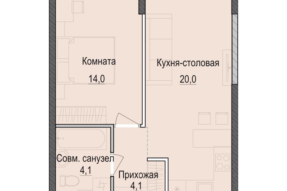 квартира г Казань р-н Приволжский ул Южно-Промышленная фото 1