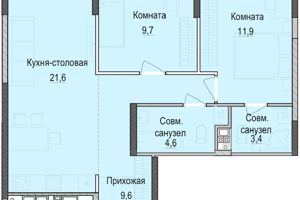 квартира г Казань р-н Приволжский ул Южно-Промышленная фото 1