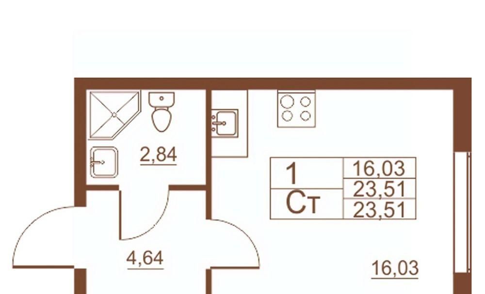 квартира г Санкт-Петербург п Шушары ш Московское 262к/4 Шушары фото 1