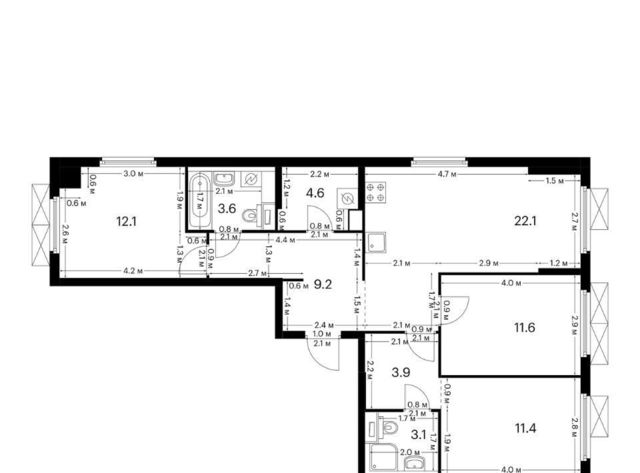 п Ильинское-Усово ЖК Ильинские луга 2 Опалиха, 16-2.17 фото