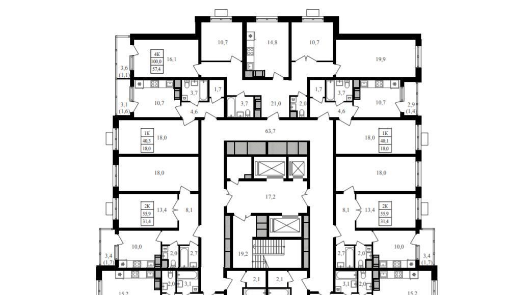 квартира г Москва ул Берзарина 2/2 поле, 32к, Октябрьское фото 1