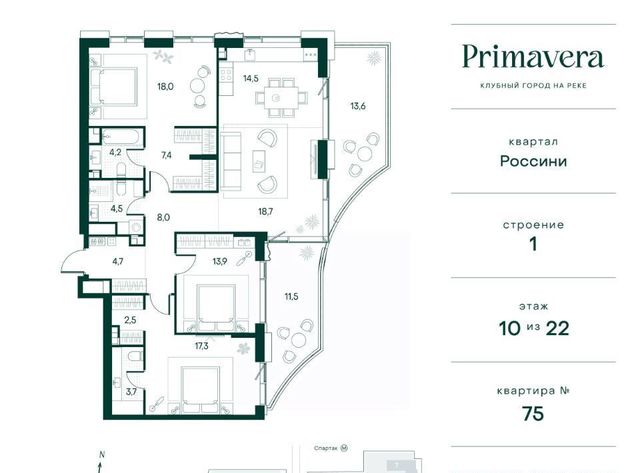 метро Спартак Покровское-Стрешнево Северо-Западный ао, Россини кв-л, Клубный Город на Реке Примавера жилой комплекс фото