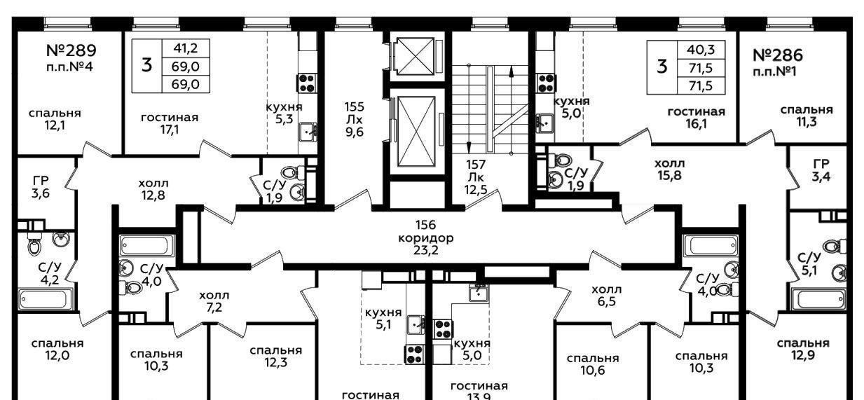 квартира г Москва п Сосенское пр-кт Куприна 30к/9 метро Коммунарка фото 2