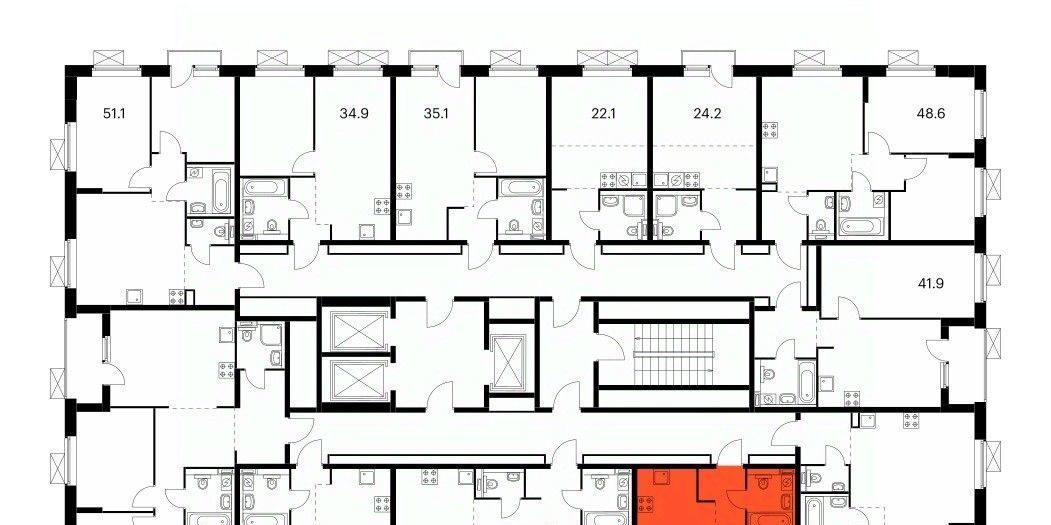 квартира г Обнинск Парковый квартал 5 30 мкр фото 2