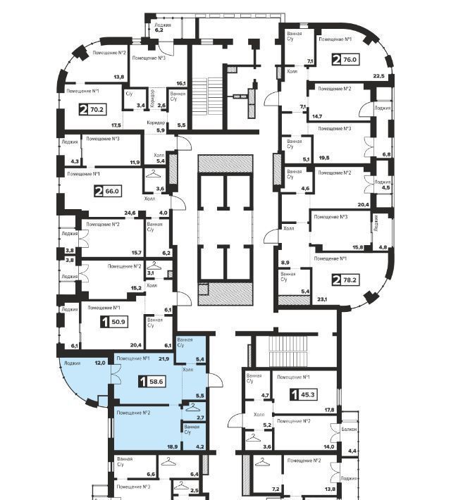 квартира г Челябинск р-н Центральный ул Труда 157а фото 2