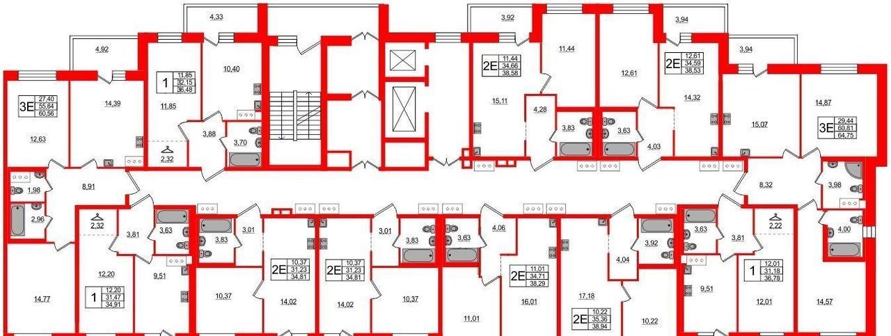 квартира р-н Всеволожский г Мурино ул Шоссе в Лаврики 72к/2 Девяткино фото 2