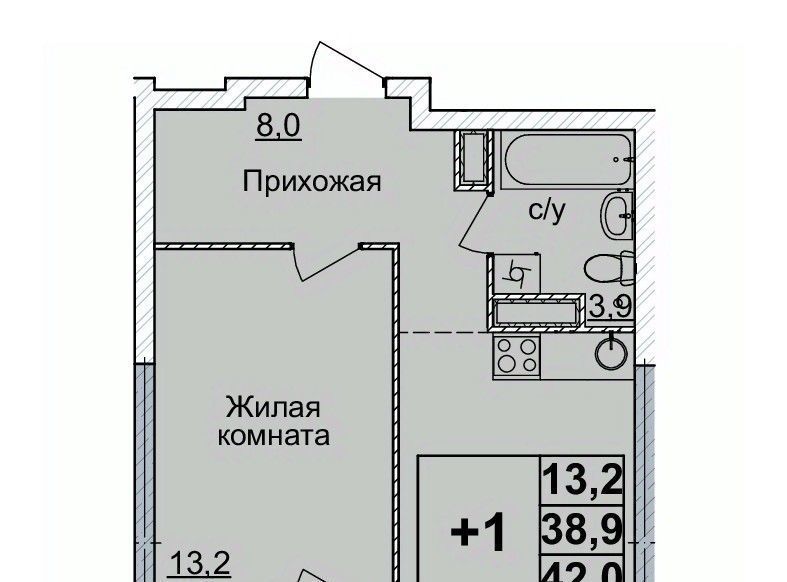 квартира г Нижний Новгород Горьковская ЖК «Горизонты Нижнего» фото 1