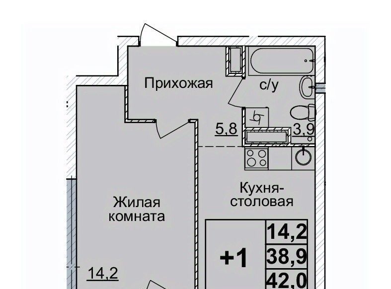 квартира г Нижний Новгород Горьковская ЖК «Горизонты Нижнего» фото 1